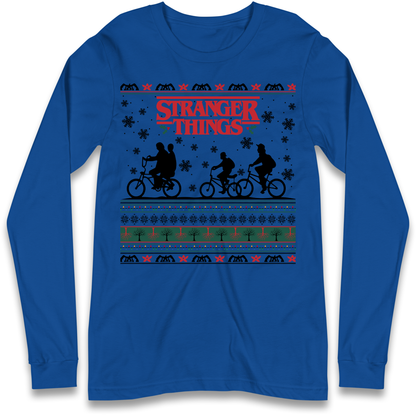 Stranger Things Christmas Longsleeve T Shirt