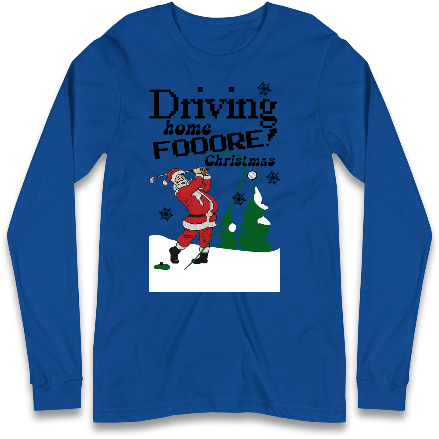 Christmas Golf Longsleeve T-Shirt