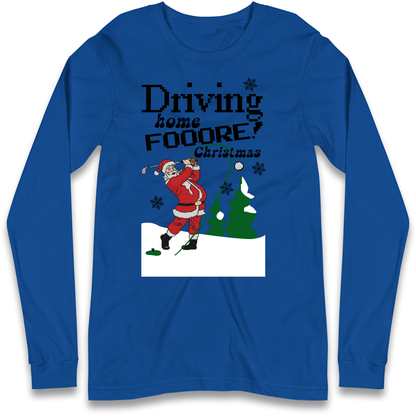 Christmas Golf Longsleeve T-Shirt