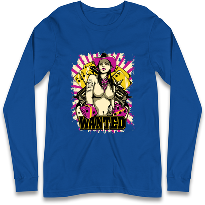 Wanted Ace Of Spades Longsleeve T Shirt