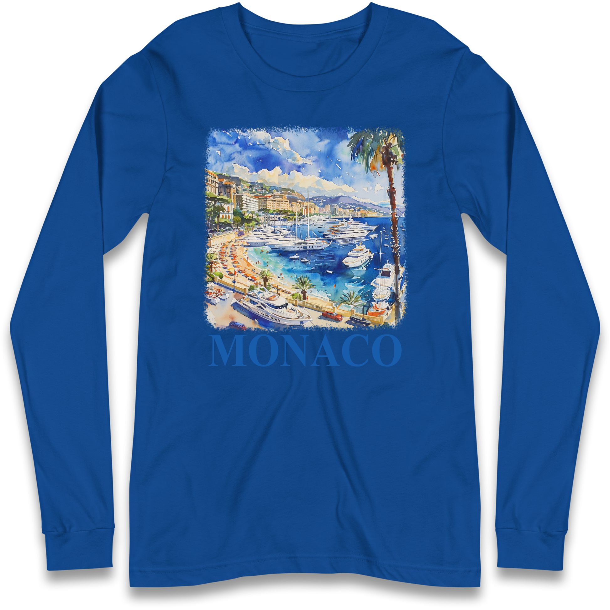 Monaco Painting Longsleeve T Shirt