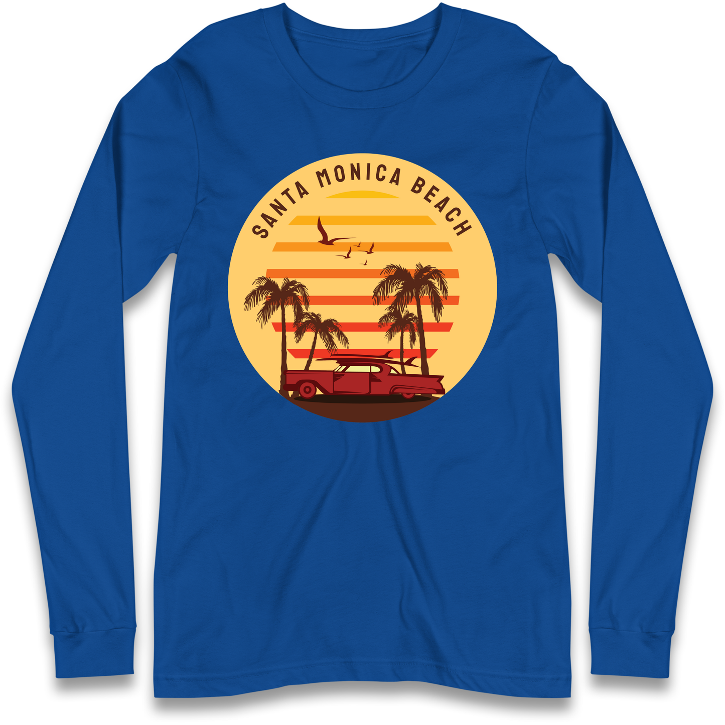 Santa Monica Beach Longsleeve T Shirt