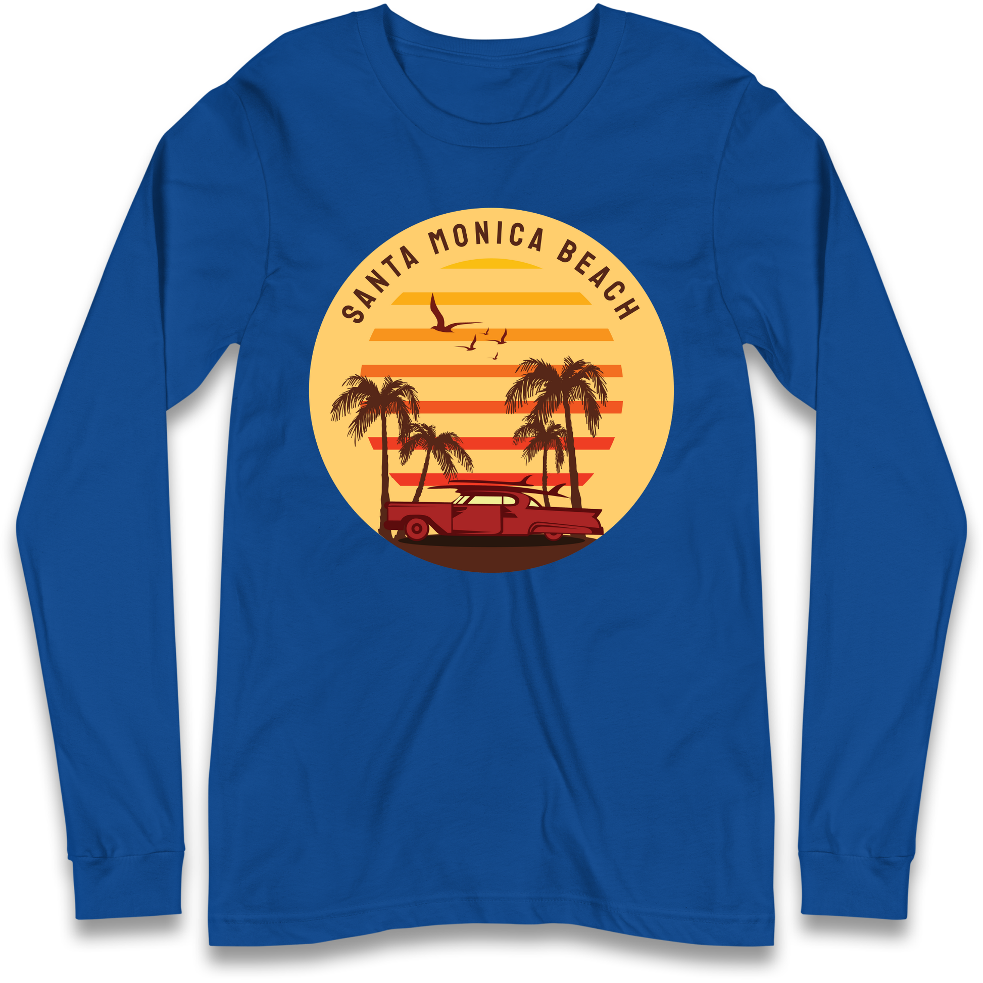Santa Monica Beach Longsleeve T Shirt