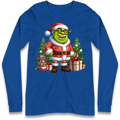 Shrek Santa Claus Presents Longsleeve T Shirt