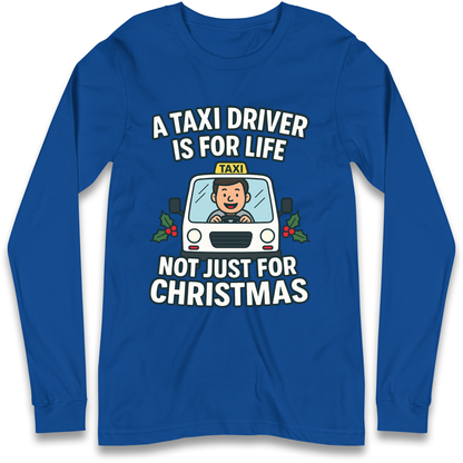 Taxi Driver Christmas Longsleeve T Shirt