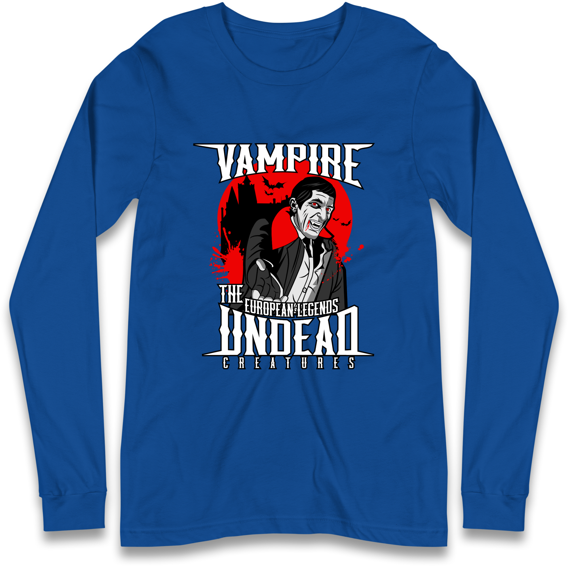 Vampire Undead Longsleeve T Shirt