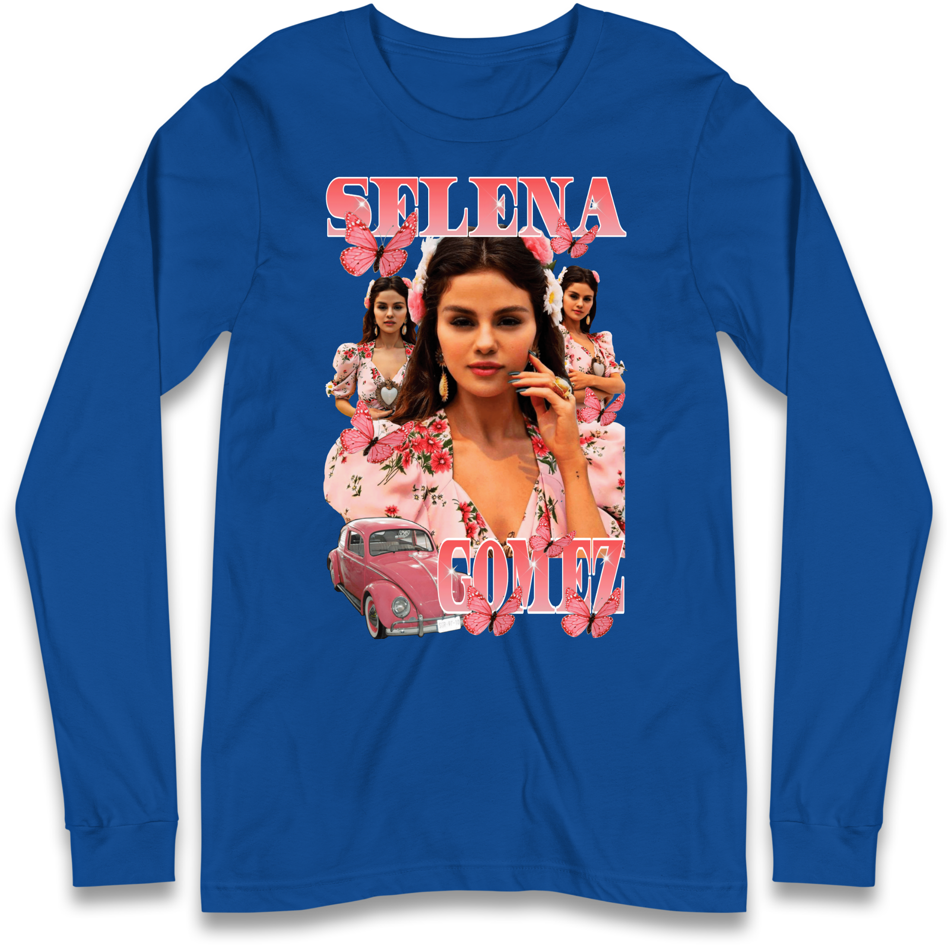 Selena Gomez Pink Longsleeve T Shirt