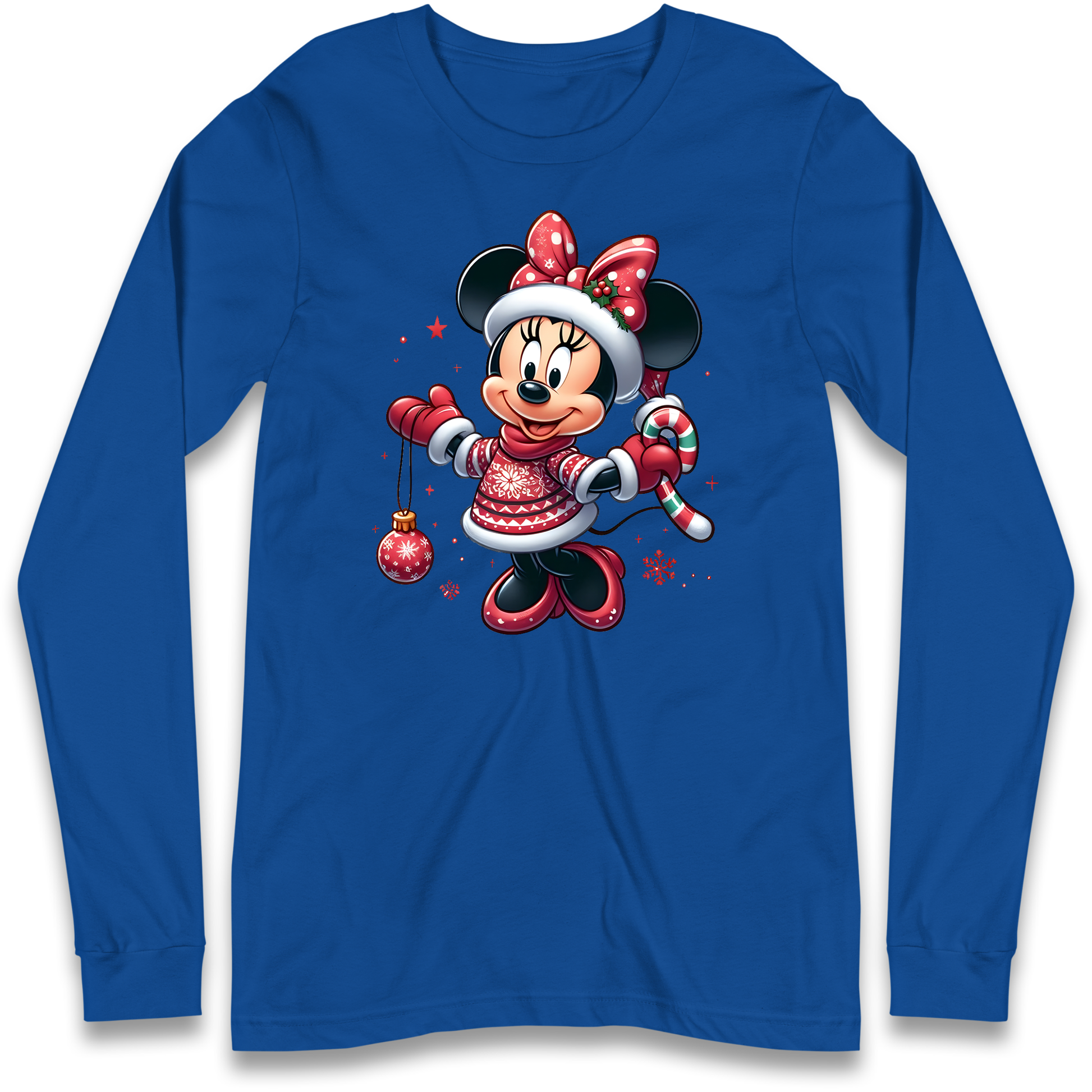 Mini Mouse Christmas Longsleeve T Shirt