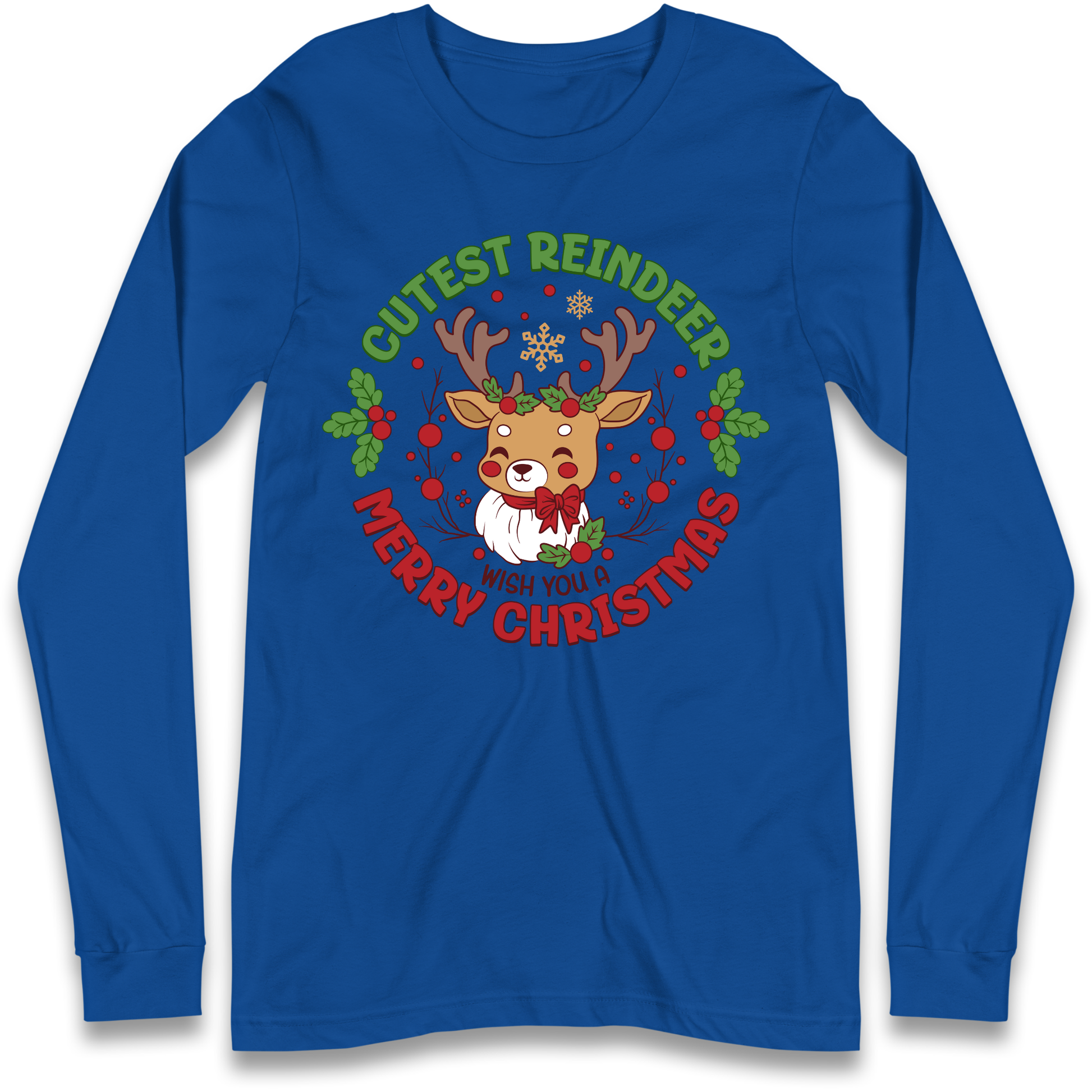 Cutest Reindeer Longsleeve T Shirt