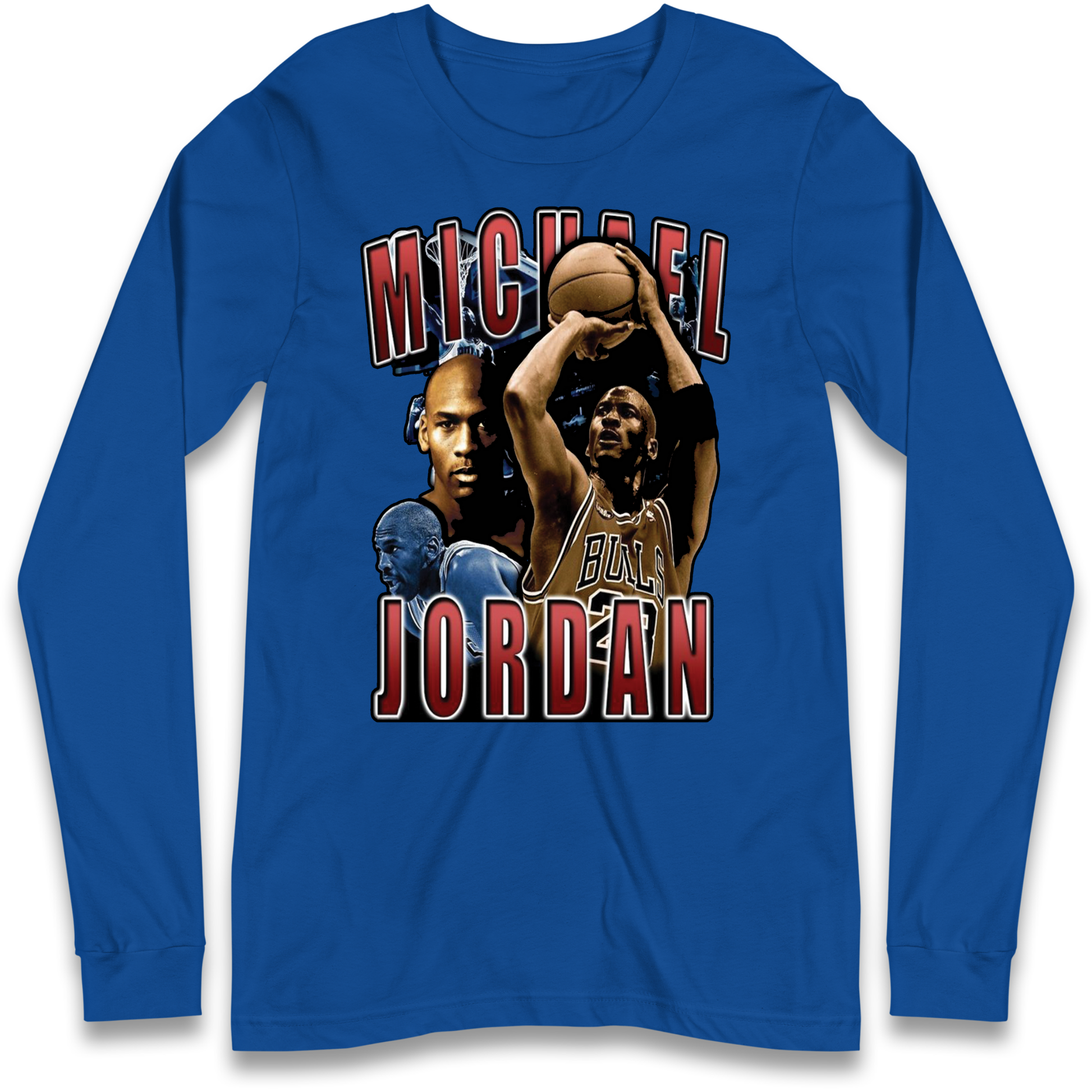 Michael Jordan Bulls Longsleeve T Shirt