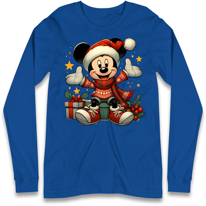 Micky Mouse Christmas Longsleeve T Shirt
