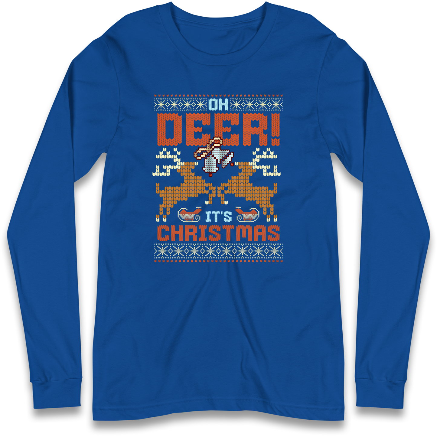 Oh Deer its Christmas Longsleeve T Shirt