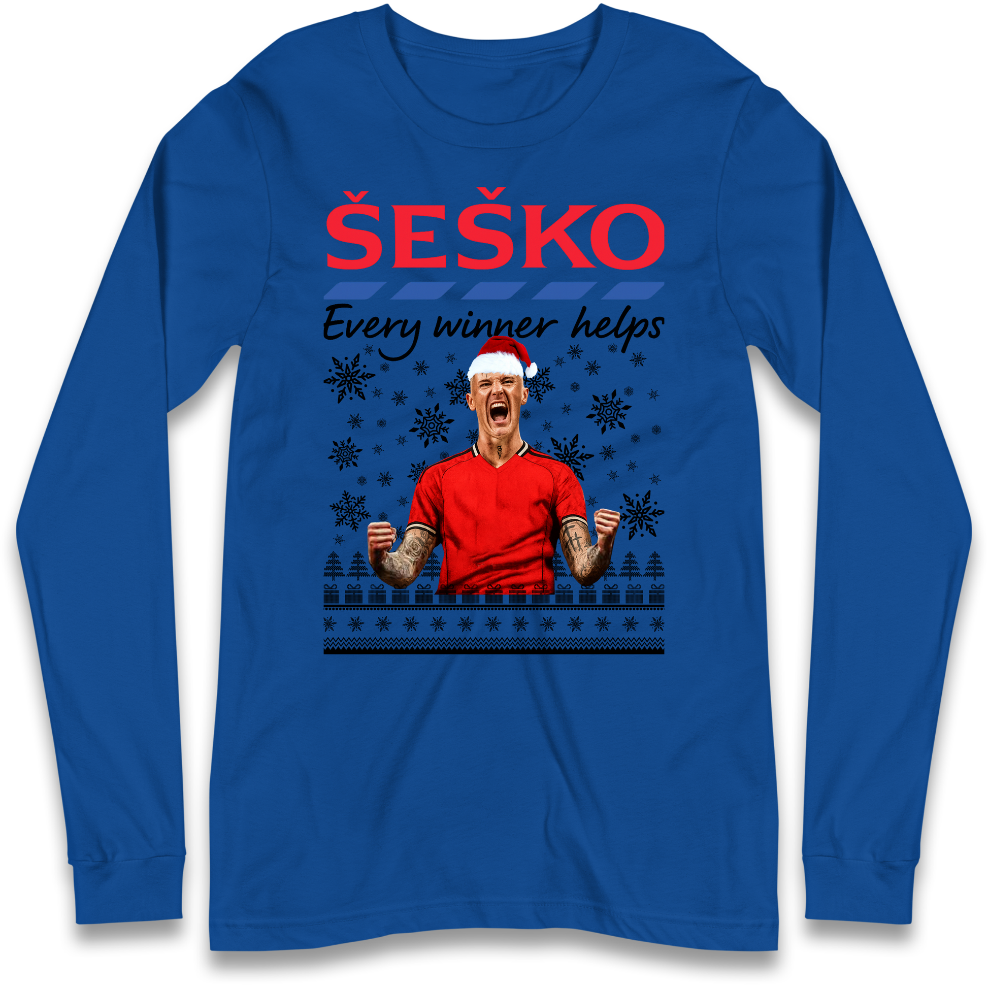 Benjamin Sesko Christmas Longsleeve T-Shirt