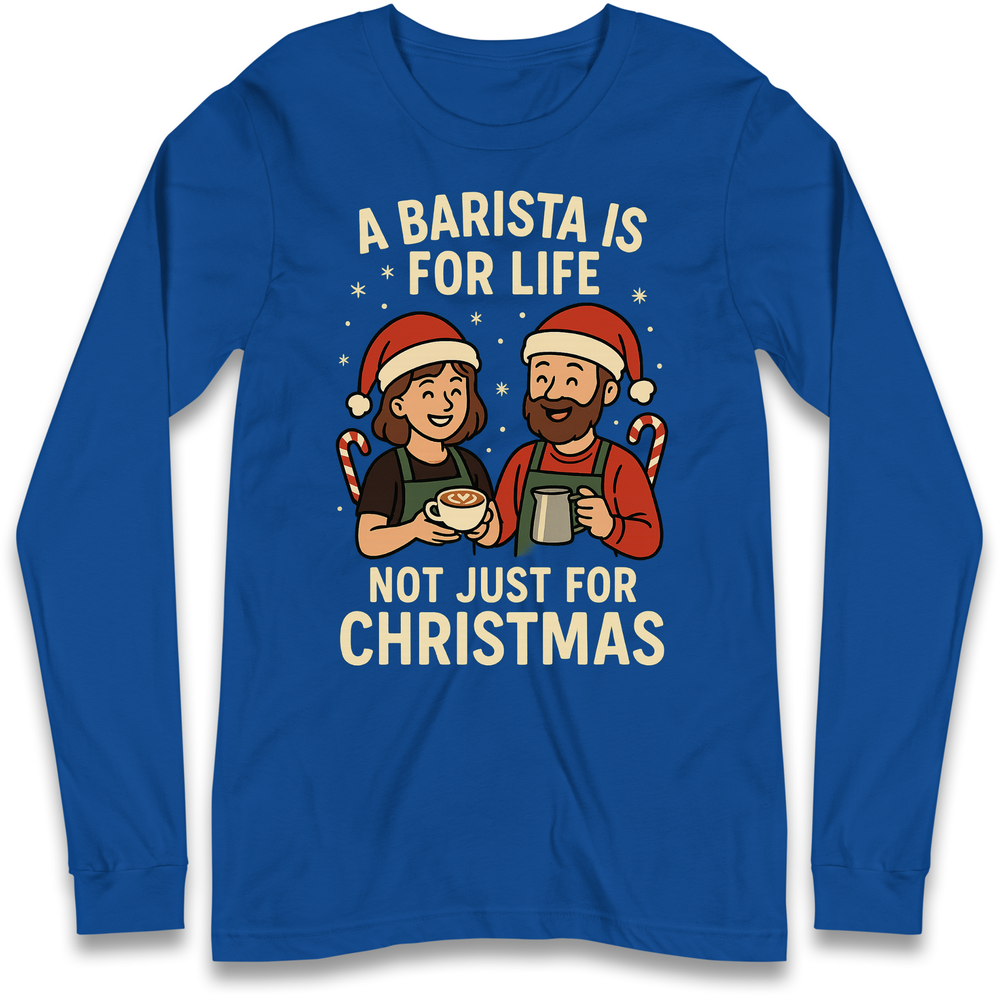 Barista Christmas Longsleeve T Shirt