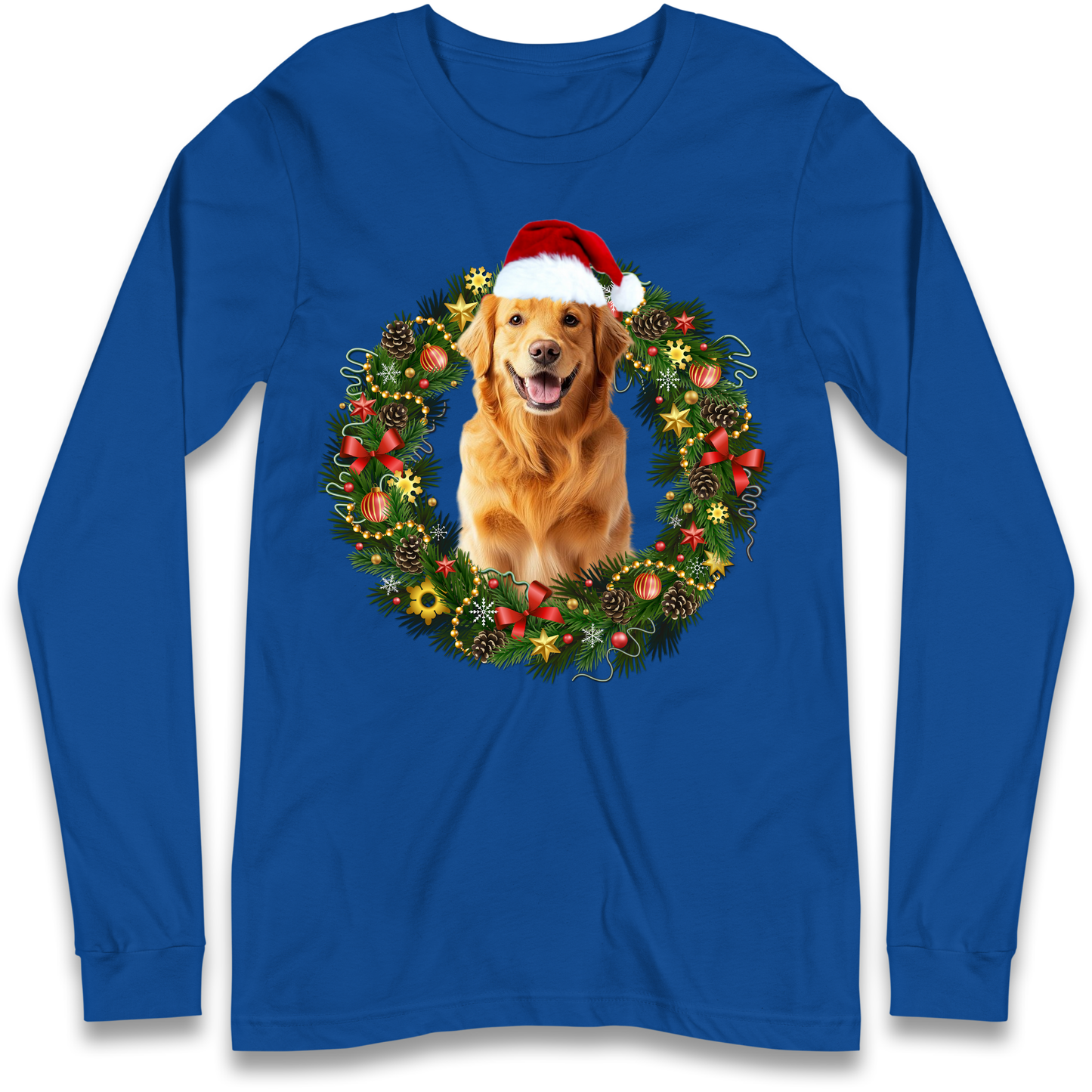Dog Christmas Longsleeve T Shirt