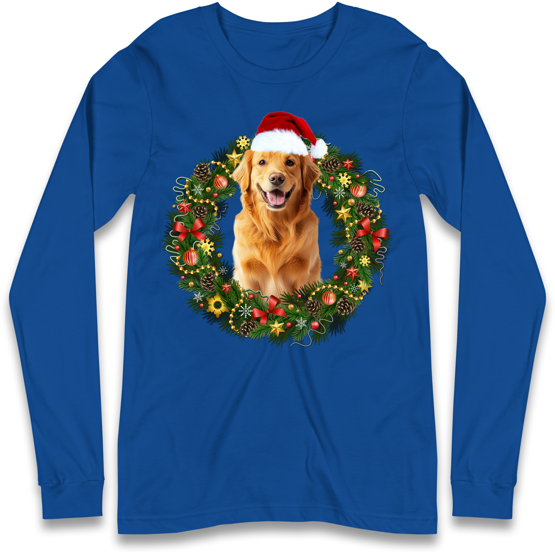 Dog Christmas Longsleeve T Shirt