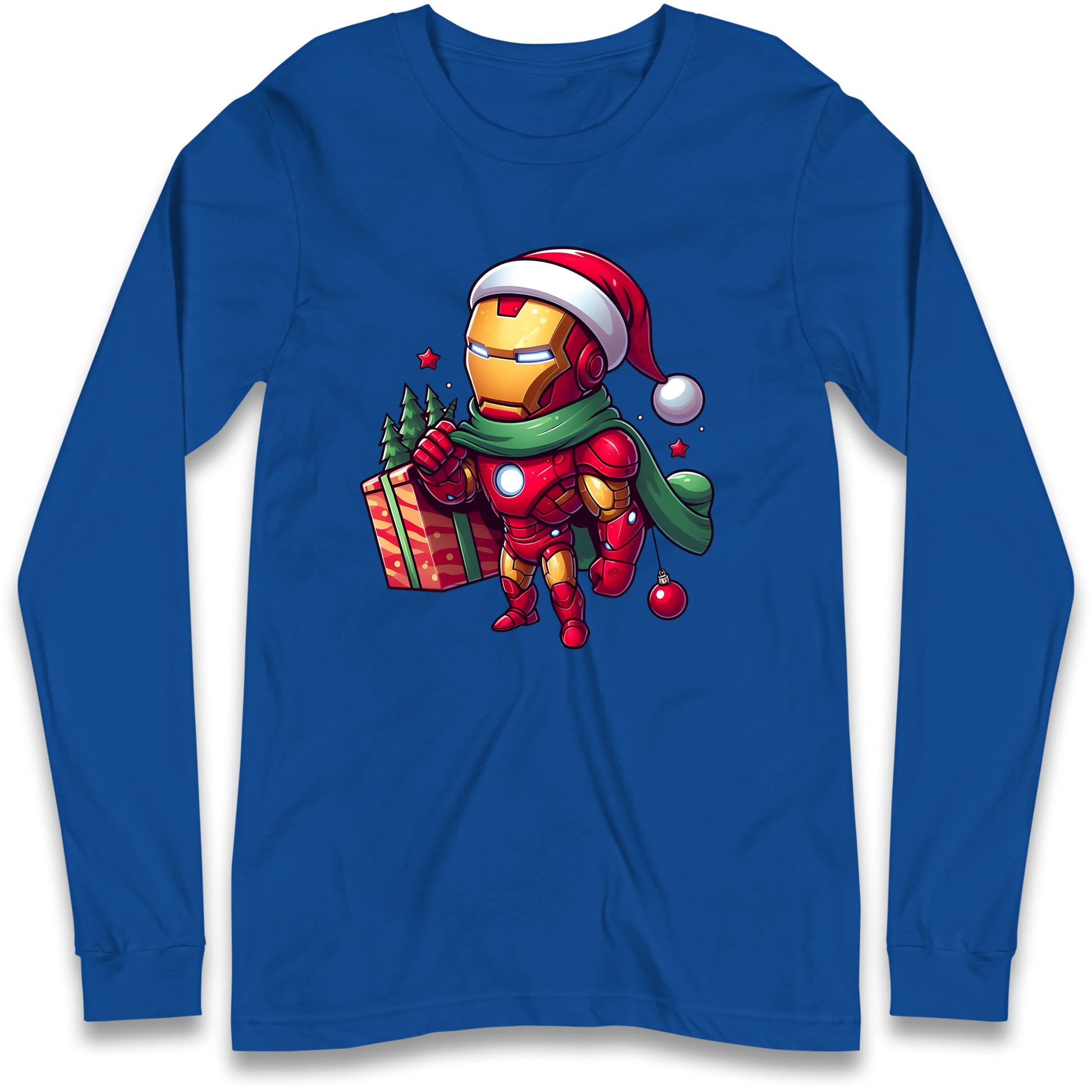 Ironman Santa Longsleeve T Shirt