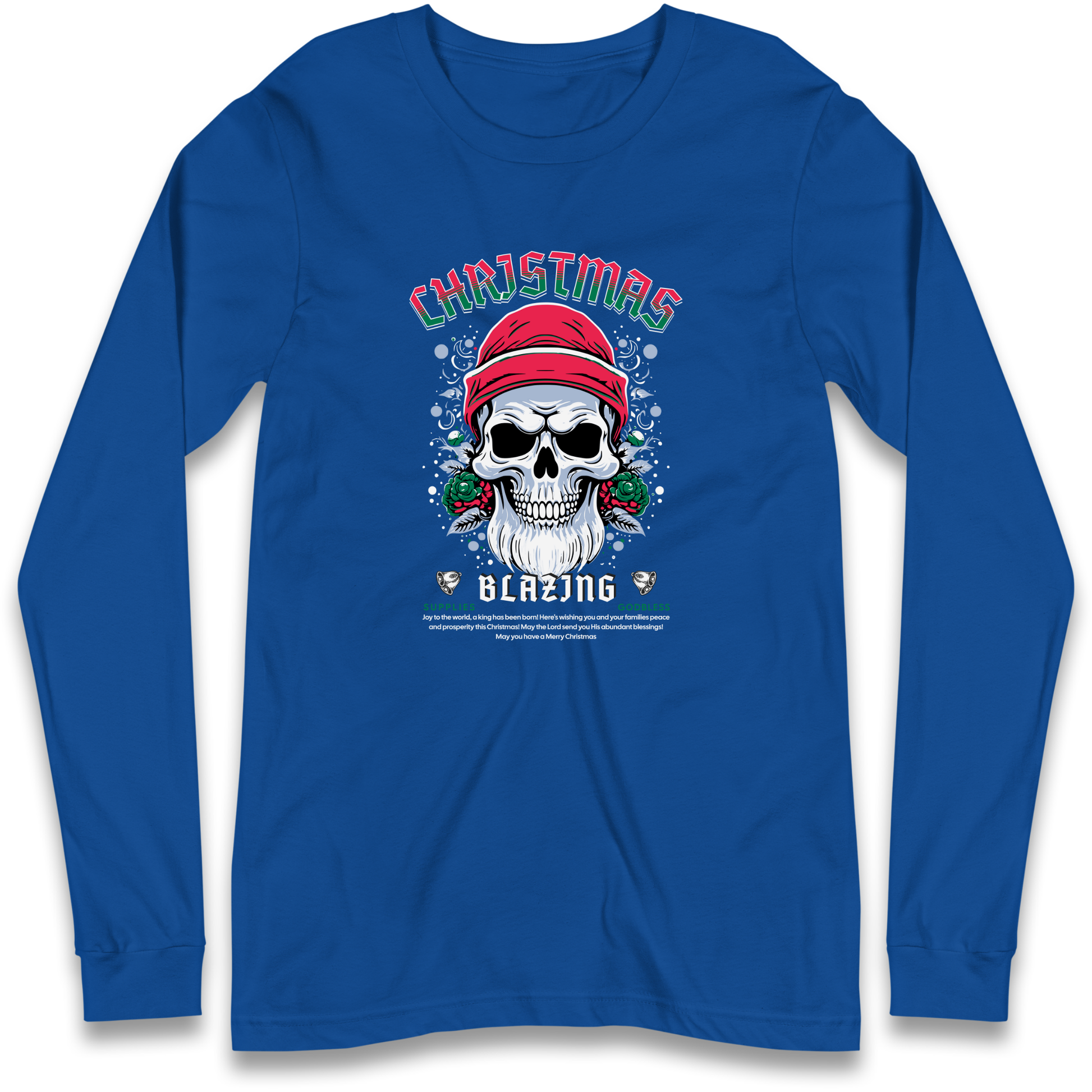 Christmas Blazing Longsleeve T Shirt