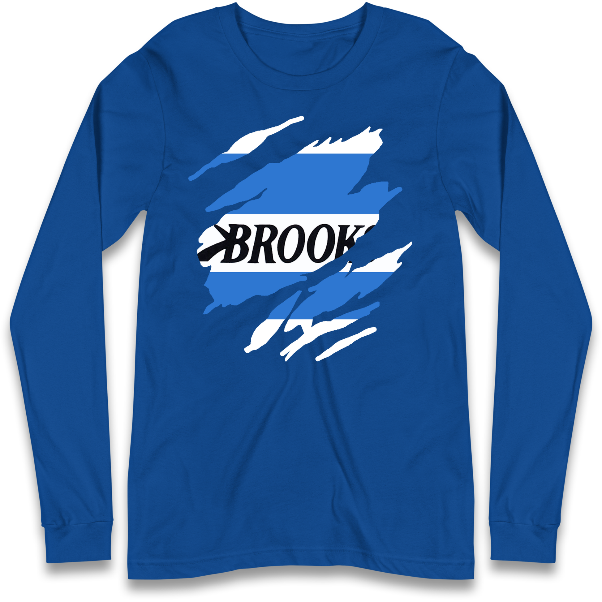 Retro QPR 1992 Torn Effect Longsleeve T Shirt
