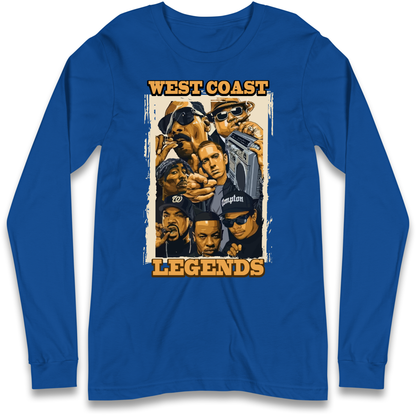 West Coast Legends Rappers Longsleeve T Shirt