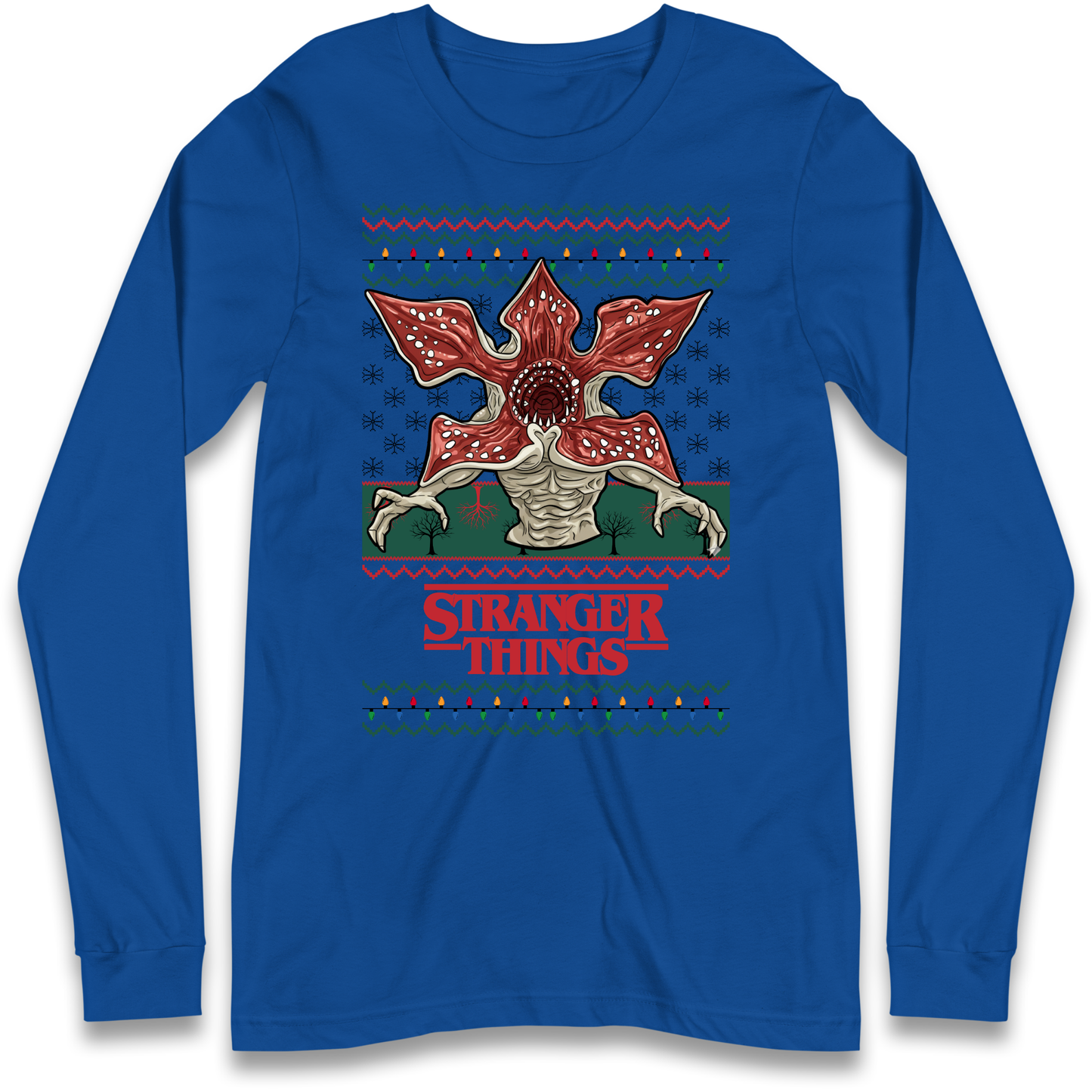 Demogorgon Christmas Longsleeve T Shirt