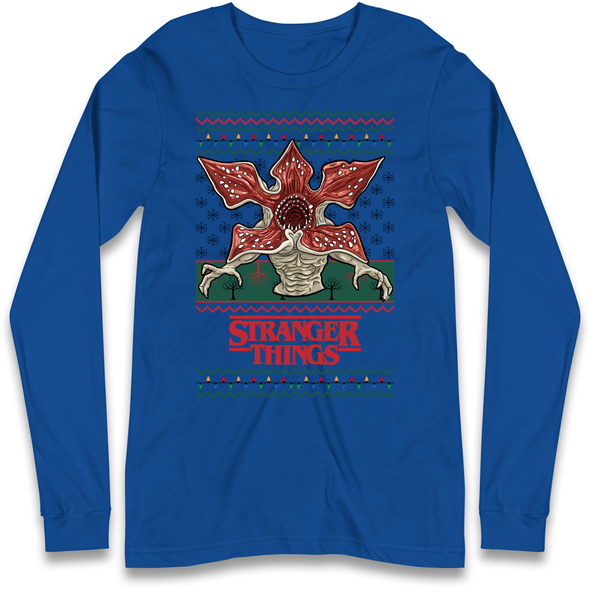 Demogorgon Christmas Longsleeve T Shirt