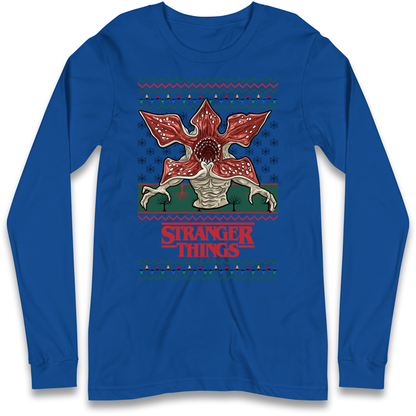 Demogorgon Christmas Longsleeve T Shirt