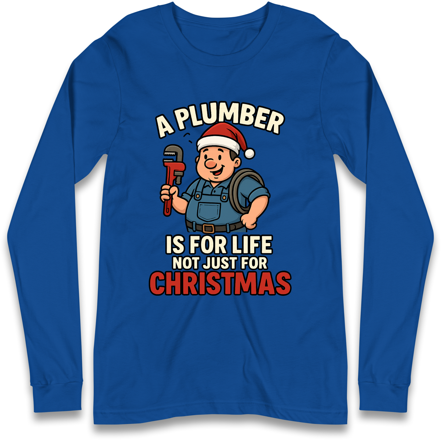 Plumber Christmas Longsleeve T Shirt