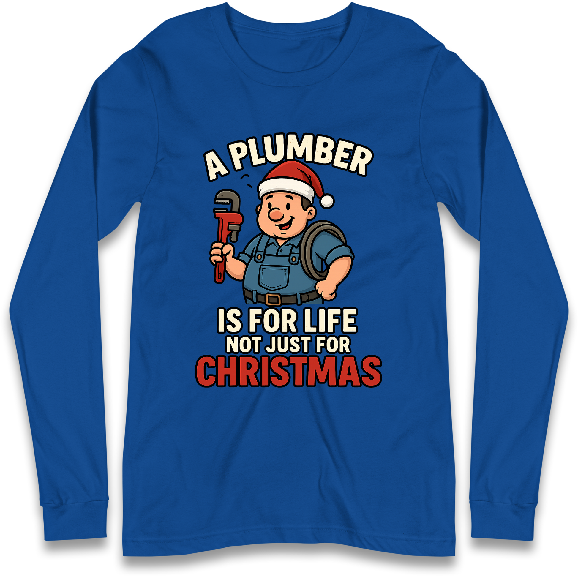 Plumber Christmas Longsleeve T Shirt