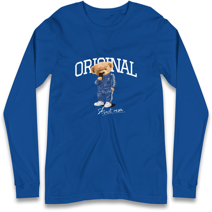 Teddy Bear Original Streetwear Longsleeve T Shirt