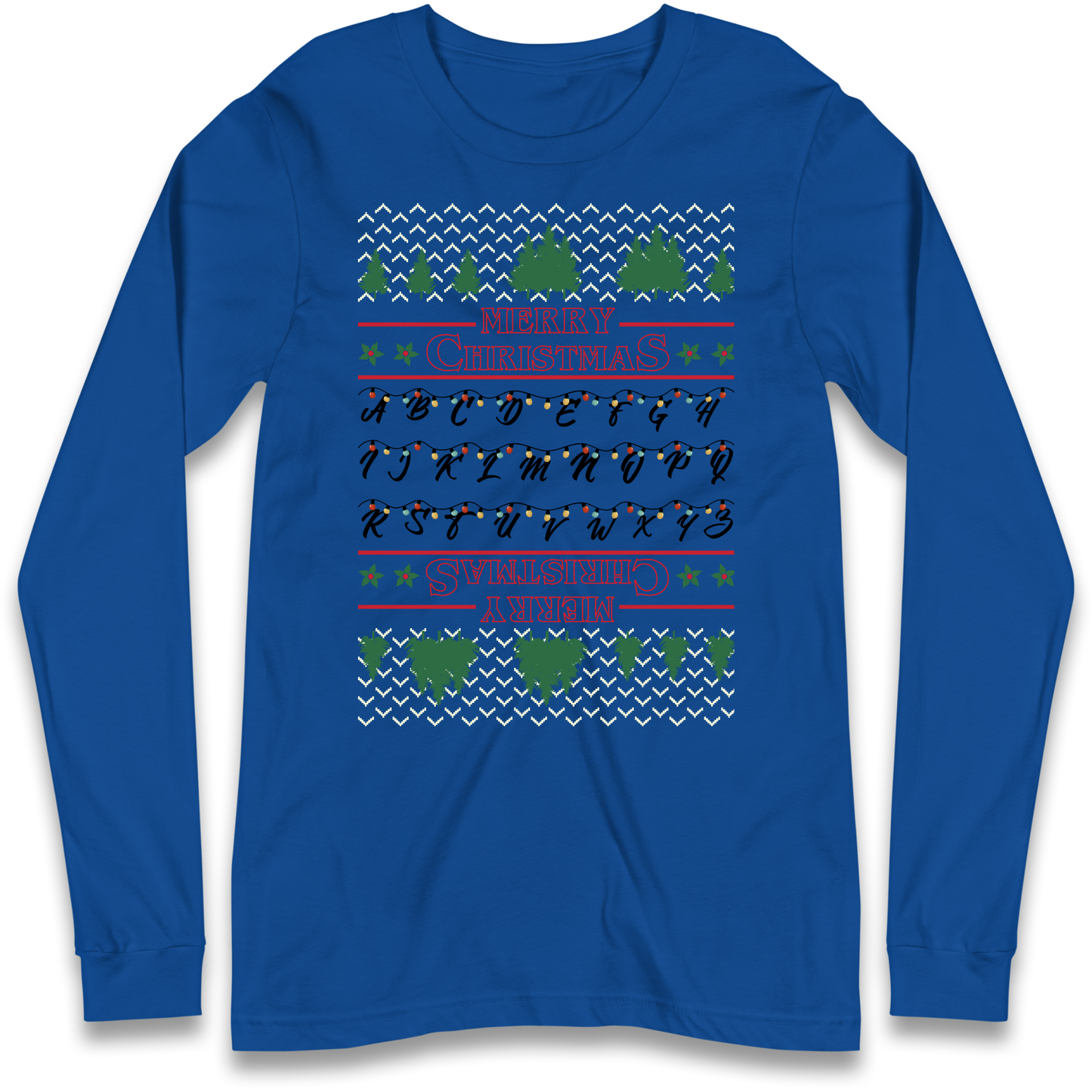 stranger things christmas jumper Longsleeve T Shirt