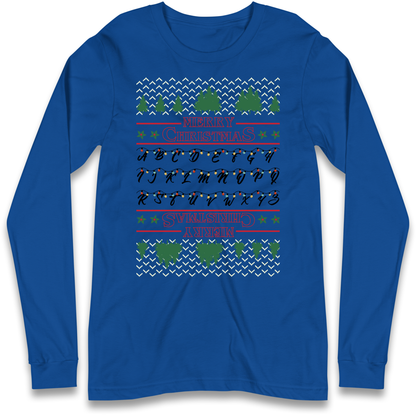 stranger things christmas jumper Longsleeve T Shirt