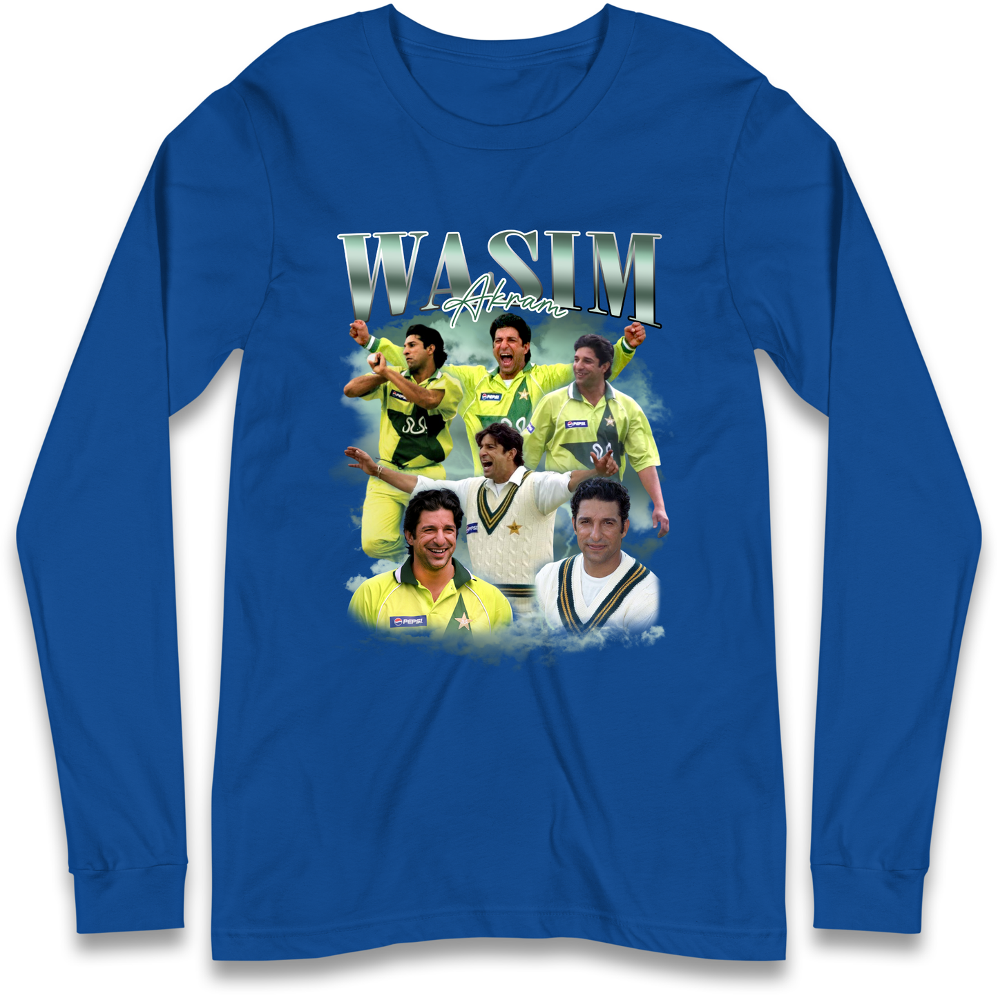 Wasim Akram Longsleeve T Shirt
