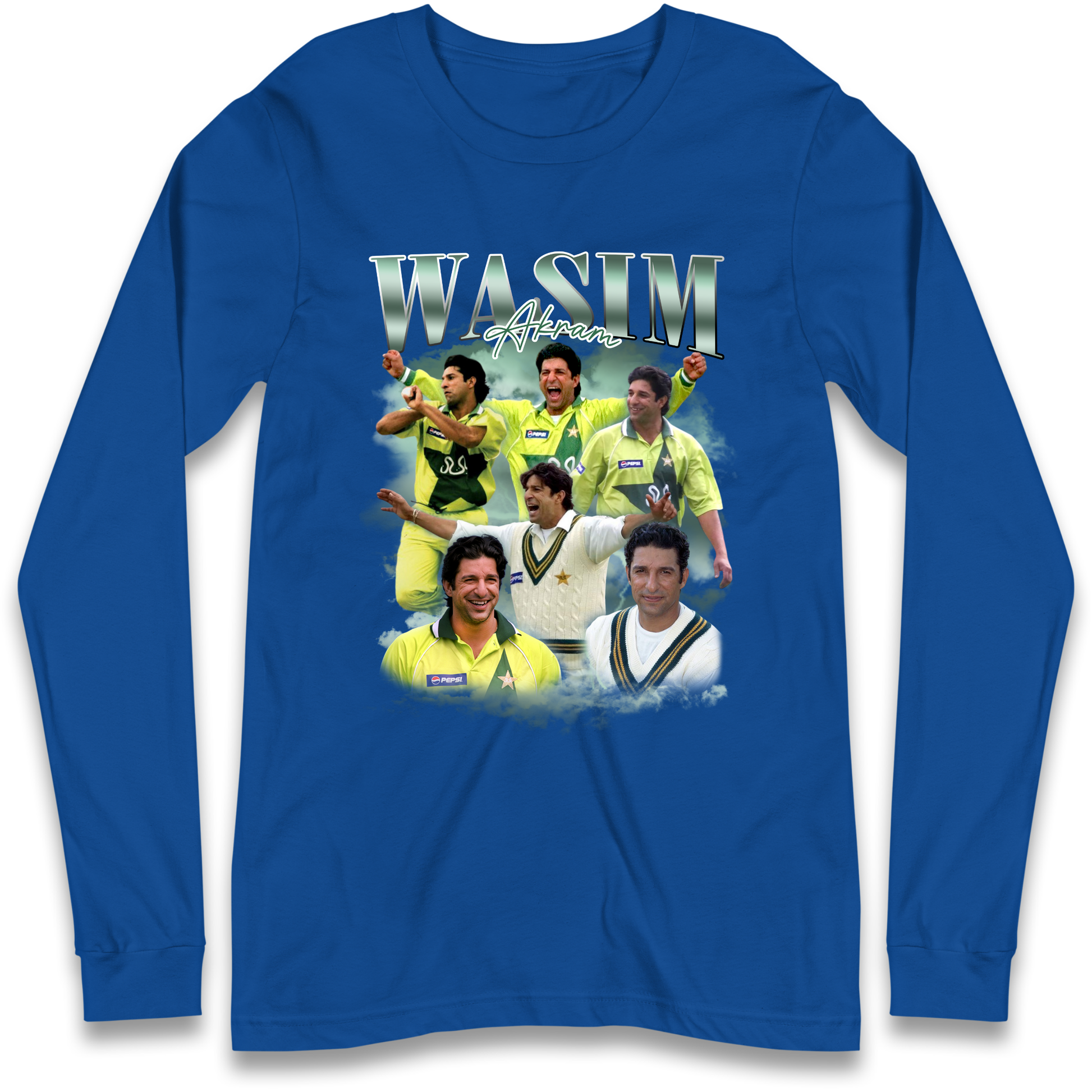 Wasim Akram Longsleeve T Shirt