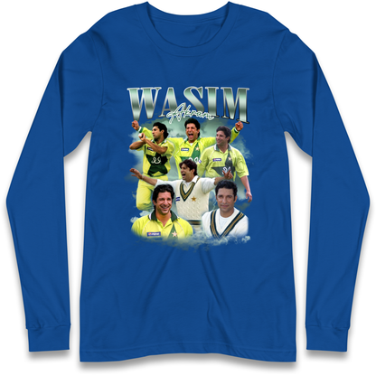 Wasim Akram Longsleeve T Shirt