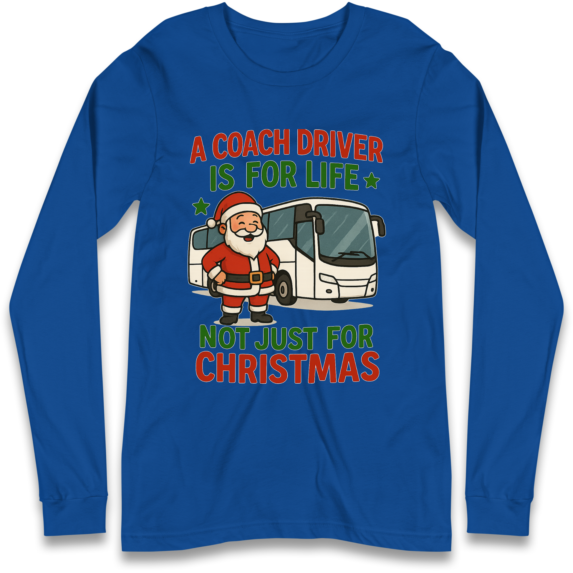 Coach Driver Christmas Longsleeve T Shirt