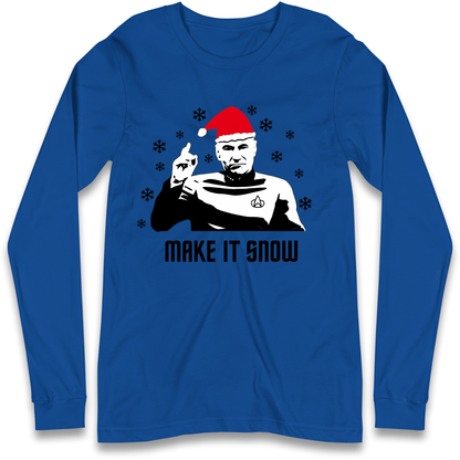 Make It Snow Longsleeve T Shirt