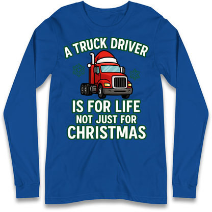 Truck Driver Christmas Longsleeve T Shirt