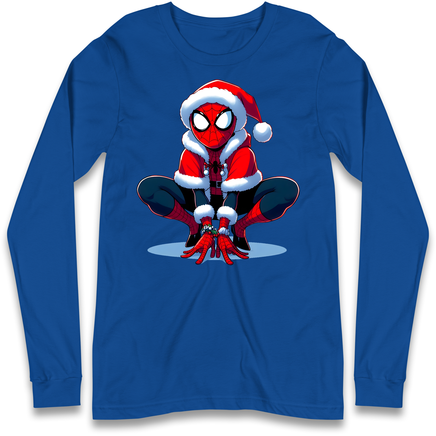 Spiderman Santa Longsleeve T Shirt