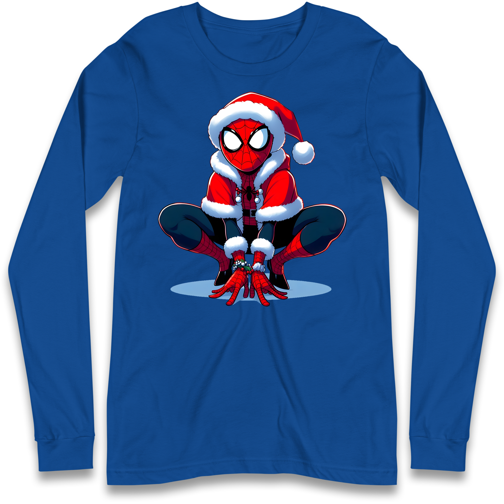 Spiderman Santa Longsleeve T Shirt