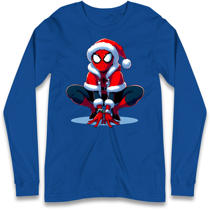 Spiderman Santa Longsleeve T Shirt