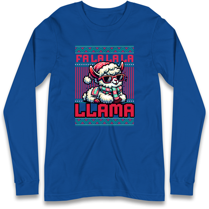 FA LA LA LA LLAMA Longsleeve T Shirt