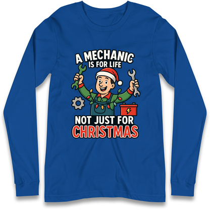 Mechanic Christmas Longsleeve T Shirt