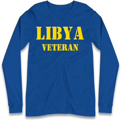 Libya Veteran Longsleeve T Shirt
