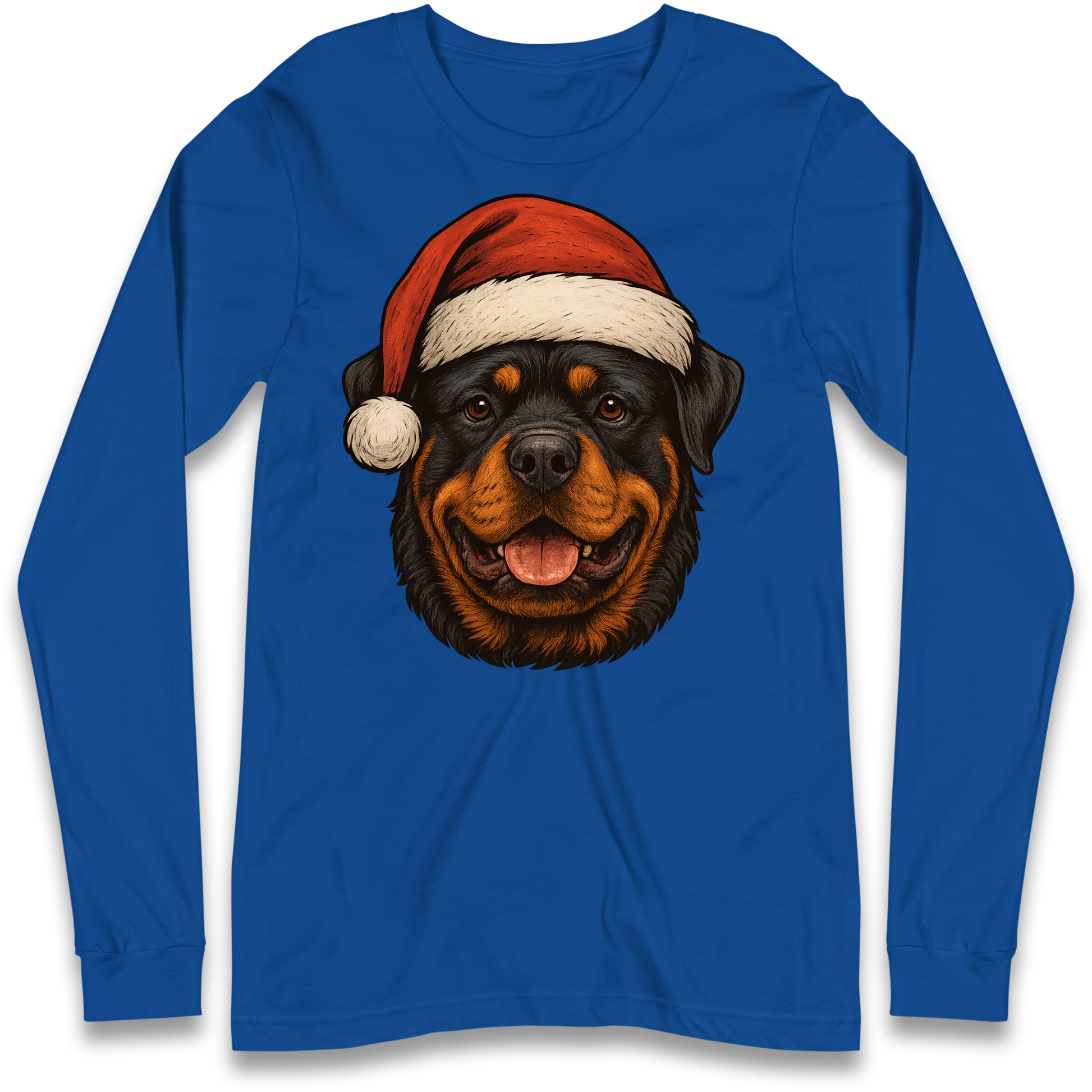 Rottweiler Christmas Longsleeve T Shirt