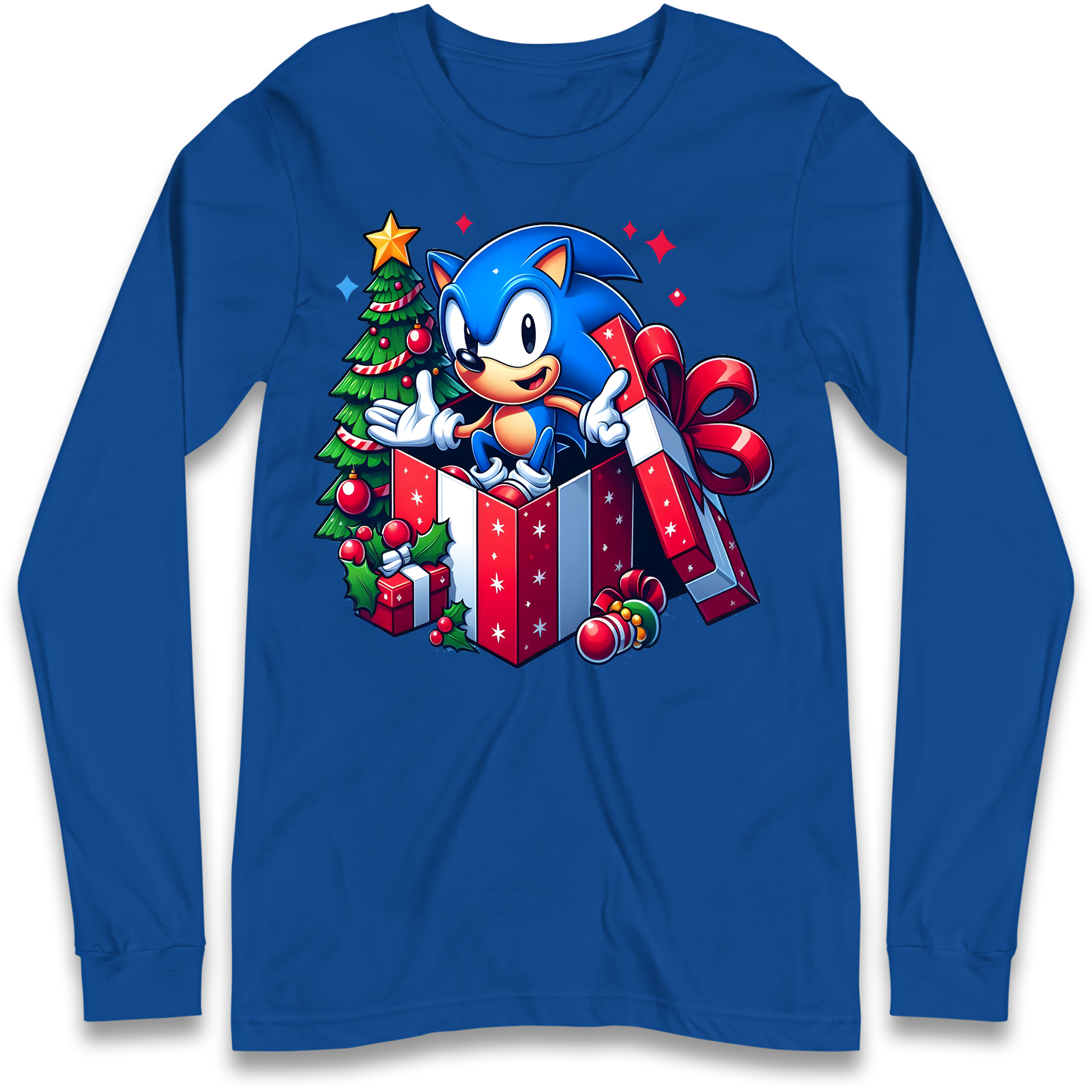 Sonic The Hedgehog Christmas Longsleeve T Shirt