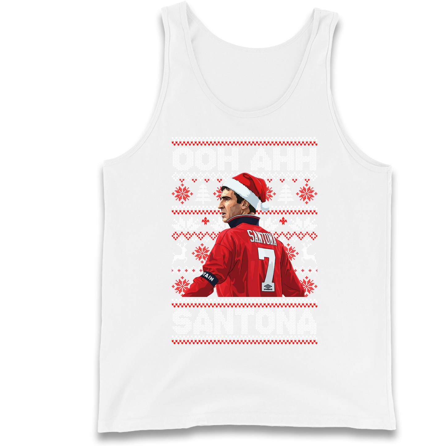 M'nchester United Christmas Tank Top