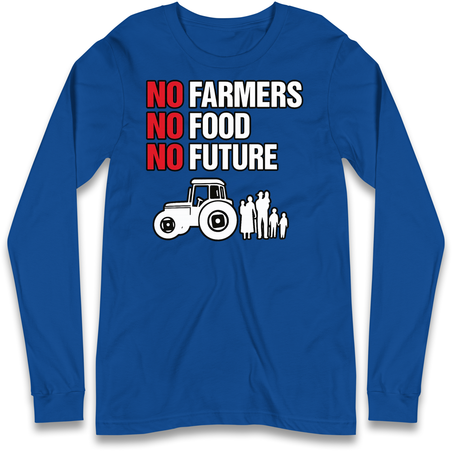 Farmers Agricultural Inheritance Tax Protest Longsleeve T Shirt