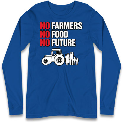 Farmers Agricultural Inheritance Tax Protest Longsleeve T Shirt