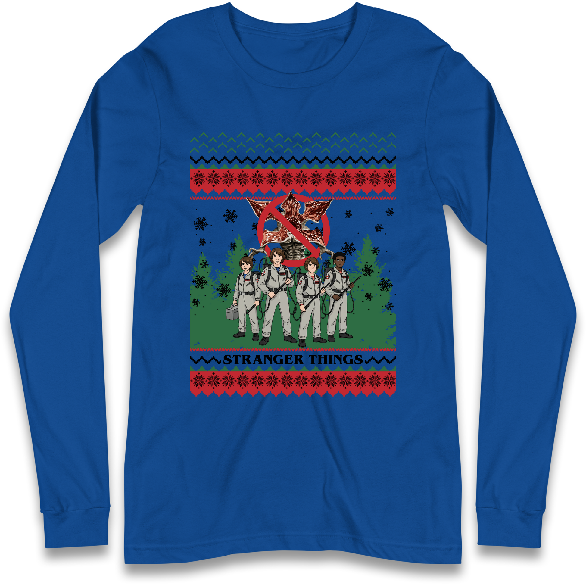 Stranger Things Demogorgon Christmas Longsleeve T Shirt